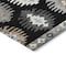 Homeroots 3' X 5' Black Ivory And Taupe Southwestern Washable Indoor Outdoor Area Rug 615116 - alternate 8
