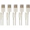 Visiontek LIGHTNING TO USB WHITE 1M CABLE-5 PACK 900759 - alternate 5