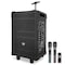 Pyle 10 in Portable Wireless Bluetooth Speaker System, Black PWMA1099A - alternate 1