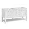 James Martin Vanities Breckenridge 60" Double Vanity, Bright White, w/ 3 CM Siberian Silestone Top 330-V60D-BW-3SFR - alternate 8