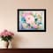 Homeroots Fresh Florals Black Framed Print Wall Art 529925 - alternate 4