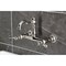 Kingston Brass Two-Handle Wall Mount Bridge Kitchen Faucet, Polished Nickel KS3256BL - alternate 6