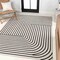 Jonathan Y Odense High-Low Minimalist Angle Geometric Black/White 4 ft. x 6 ft. Area Rug SCN101G-4 - alternate 7