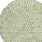 Homeroots 8' Artichoke Green And Ivory Round Abstract Washable Indoor Outdoor Area Rug 598940 - alternate 8