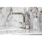 Kingston Brass Widespread Bathroom Faucet with Knurled Handle and Brass Pop-Up, Polished Nickel FSC8959KNL - alternate 5