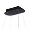 Jonathan Y Nolan 38.75" Modern Bohemian Iron Linear Integrated LED Pendant, Black JYL7120A - alternate 11