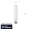 Bulbrite LED Filament 5w Dimmable 7.5 Inch T9 Light Bulb (E26) Base - 2700K (Warm White), 300 Lumens, 4PK 862771 - alternate 10