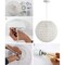 Jonathan Y Luna 15.75" 1-Light Bohemian Modern Woven Rattan/Iron LED Pendant, Cream/White JYL6503B - alternate 9