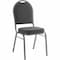 Lorell CHAIR, STACK, GRAY/BLK, CARTON, 4PK LLR62525 - alternate 2