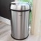 Elama Large 17 Gallon Swing Lid Stainless Steel Cylindrical Trash Bin EL-LT35B-65L - alternate 7