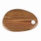 Picnic Time Family Of Brands Pebble Shaped Acacia Serving Board 15 x 10, Natural Acacia 832-15-512-000-0 - alternate 8