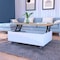 Homeroots 32" White And Oak Brown Wood and Metal Lift Top Coffee Table 535051 - alternate 8