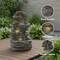 Pure Garden Tabletop Waterfall Fountain, Gray 50-206 - alternate 11