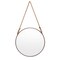 Homeroots 19" Copper Metal Round Rope Hanging Accent Mirror 574032 - alternate 7