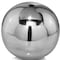 Homeroots 10" Silver Buffed Aluminum Decorative Orb 354596 - alternate 4