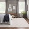 Homeroots 10' X 14' Ivory And White Geometric Indoor Outdoor Area Rug 551513 - alternate 8