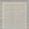 Homeroots 3' X 5' Gray And Silver Striped Washable Indoor Outdoor Area Rug 610468 - alternate 8