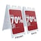 Signmission 70% Off, A-Frame & 2 Decals Installed, Heavy-Duty Plastic Frame SBHD-D-2436-30337 - alternate 4