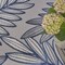 Homeroots 7' X 10' Navy Blue And Ivory Botanical Leaves Indoor Outdoor Area Rug 546689 - alternate 7