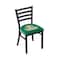 Holland Bar Stool Co BlackLogo Chair, VinylSeat L00418NorMic - alternate 1