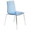 Leisuremod Ralph Dining Chair, Transparent Blue RP20TBU - alternate 1
