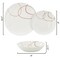 Elama Sydney 18 Piece Porcelain Dinnerware Set, Service for 6 750123744M - alternate 8