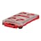 Milwaukee Tool PACKOUT Tool Case, 5 Compartments, 9-3/4 in W x 15-1/4 in D x 2-1/2 in H, Red, Plastic 48-22-8436 - alternate 1