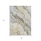 Homeroots 3' X 5' Gold And Silver Abstract Washable Indoor Outdoor Area Rug 618424 - alternate 9