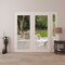 Vdomdoors Front Exterior Prehung Metal-Plastic Double Doors Clear Glass / MANUX 8666 White Silk / Office Comm MANUX8666DEXD-WS-W72+14xH80-LH-I - alternate 4