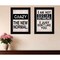 Homeroots Set Of Two The New Normal Black Framed Print Wall Art, 2PK 408178 - alternate 4