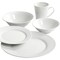 Gibson Home Noble Court 30 Piece Ceramic Dinnerware Set in White 118323.3 - alternate 5