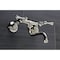 Kingston Brass Double-Handle Wall Mount Bathroom Faucet, Polished Nickel KS316PN - alternate 3