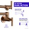 Anzzi Braccia Series 24in Wall Mounted Pot Filler in Rose Gold KF-AZ258RG - alternate 9