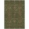 Homeroots 3' X 5' Emerald Brown And Red Floral Washable Indoor Outdoor Area Rug 604589 - alternate 9