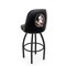 Holland Bar Stool Co Logo Grizzly Florida State Head 36 in. Swivel Bar Stool with Black Wrinkle Finish L048 - alternate 1