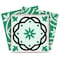 Homeroots 12" X 12" Green and White Mosaic Peel and Stick Removable Tiles 556423 - alternate 8