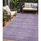 Homeroots 5' X 8' Purple And Lavender Abstract Washable Indoor Outdoor Area Rug 618287 - alternate 1