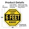Signmission Please Stay 6 Feet Away, 10 Inch X 10 Inch, Plastic Sign OC-P-10-198 - alternate 6
