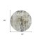 Homeroots 8' Taupe Ivory And Gray Round Abstract Washable Indoor Outdoor Area Rug 603151 - alternate 9