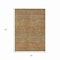 Homeroots 3' X 5' Taupe And Brown Striped Washable Indoor Outdoor Area Rug 615638 - alternate 7