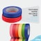 Enday Colored Masking Tape, 1" x 60 Yards, Assorted Colors, 6PK 8406-6 - alternate 7
