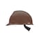 Msa Safety V-Gard Slotted Cap, HDPE, Fas-Trac III Suspension, Type I, Class E, Brown (standard size) 495854 - alternate 4