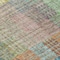 Homeroots 8' Green Gold And Teal Blue Round Abstract Washable Indoor Outdoor Area Rug 588428 - alternate 6