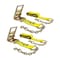 Mytee Products 4inX30ft Ratchet Straps w/chain, WLL 5400 Tie Down Strap, 2PK RS430CAx2 - alternate 7