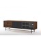 Homeroots 67in Brown Rubberwood Enclosed Storage TV Stand 473293 - alternate 4