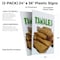 Signmission Tamales, Plastic Signs Only 24 Inch x 36 Inch, Corrugated Plastic, 2PK CSB-2436-2PACK-Tamales - alternate 2