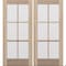 Doornmore G106, 74.5" x 82" ( 2x36" Door) Left Hand, Mahogany SDL 6 Lite Exterior Door G106-SW-3680_2_LI - alternate 10