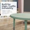 Flash Furniture Commercial Plastic Adjustable Height Classroom Activity Table-Sage, 33 in RD YU-YCX-007-2-ROUND-TBL-SAGE-GG - alternate 9