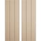 Ekena Millwork Rustic Three Board Joined Board-n-Batten Rough Sawn Faux Wood Shutters w/No Batten, 16 1/2"W x 32"H SHUBJN16X32RSPR - alternate 1