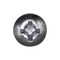 Auveco 14 x 1in Phillips Pan Head Tapping Screw Zinc, 100PK 3091 - alternate 2